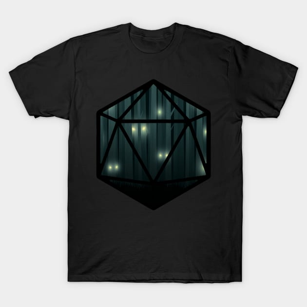 Monsters D20 T-Shirt by MimicGaming